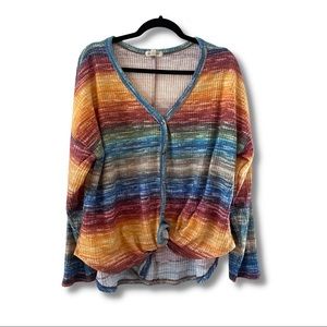 Colorful Thermal Blouse